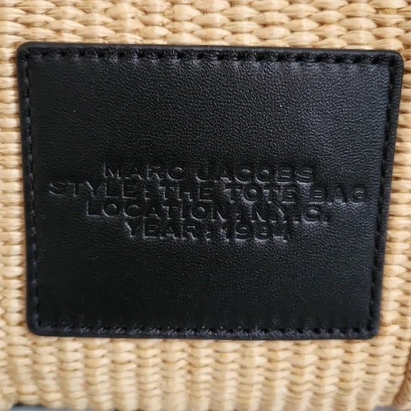 Final Price Drop Marc Jacobs Woven Tote Small - Picture 7 of 11